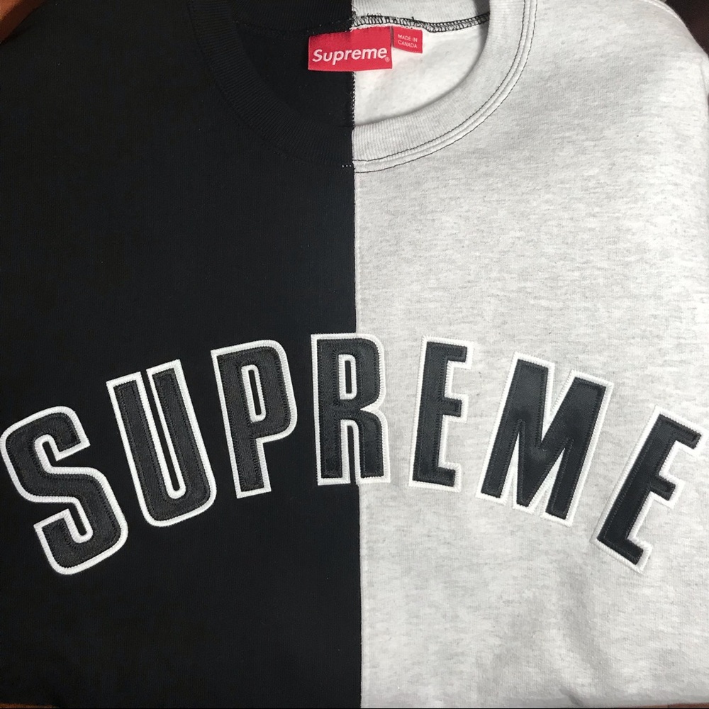 Supreme Split Crewneck